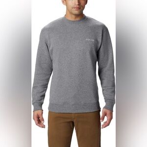 Columbia Men's Classic Gray Crewneck Sweater
